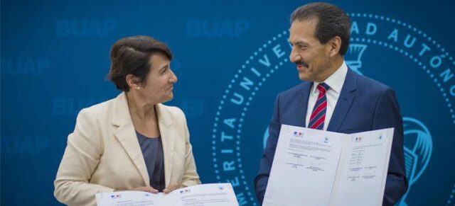 BUAP firma convenio con el Instituto Francés de América Latina