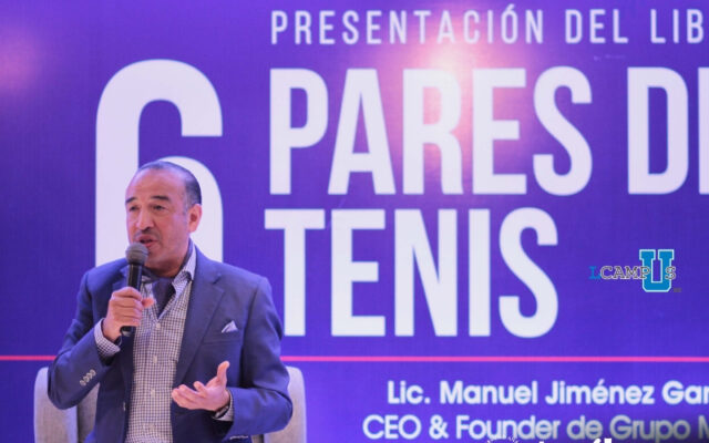 Jóvenes deben inspirar a un futuro mejor, fundador de “Mister Tennis”