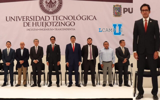 Héctor Xavier Velasco Pérez Rinde Protesta como Rector de la Universidad Tecnológica de Huejotzingo