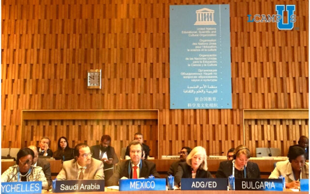 Destaca Esteban Moctezuma avance educativo de AMLO en Reunión Ordinaria de la UNESCO