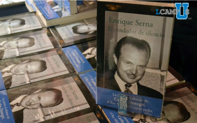 Presenta, Enrique Serna en la BUAP su más reciente novela: El vendedor de silencio
