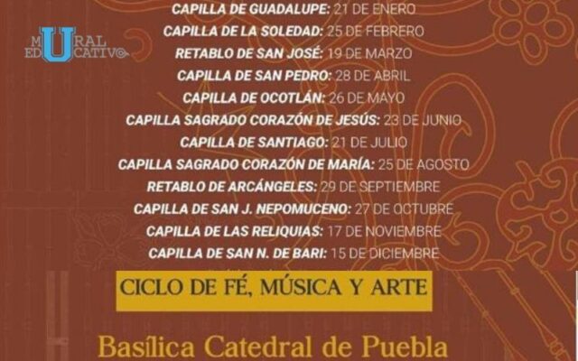 Conoce la historia de Puebla con el seminario “Descubriendo las Capillas Hornacinas”