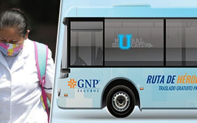 GNP Seguros ofrece transporte público gratis al personal médico en Puebla