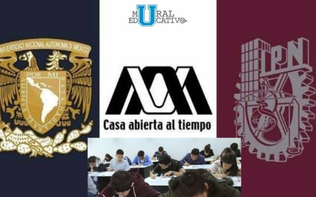 Aviso para los aspirantes de la UAM, IPN y UNAM