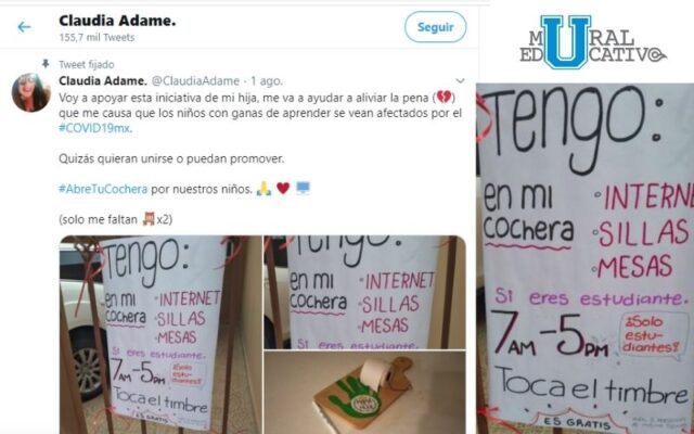 Madre de Familia ofrece internet en su cochera a los estudiantes de Durango y se vuelve viral