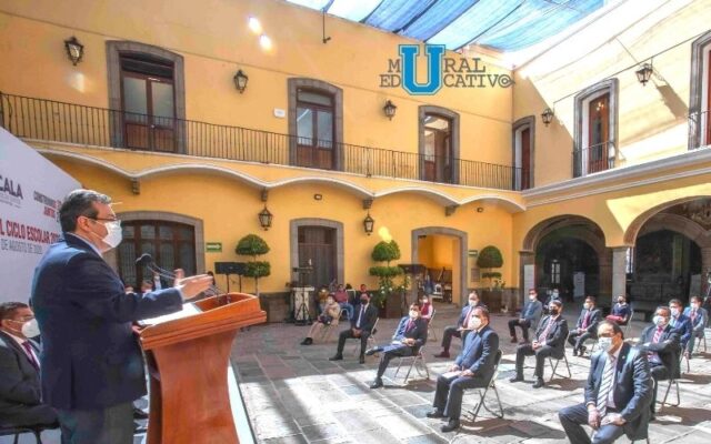 Marco Mena anuncia estrategia estatal para fortalecer educación a distancia