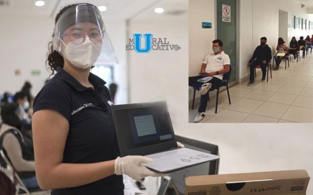 Entrega BUAP equipos de cómputo en préstamo a estudiantes de complejos regionales.