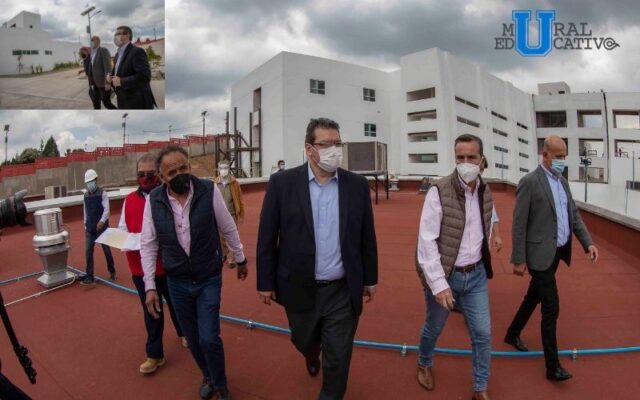 Marco Mena Y Juan Ferrer Supervisan Avance Del Nuevo Hospital General De Tlaxcala