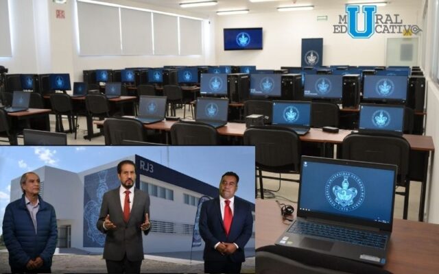 El rector de la BUAP, Alfonso Esparza entrega obras y equipamiento en el Complejo Regional Centro