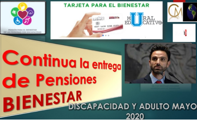 La Entrega De Las Pensiones Para El Bienestar del Último Bimestre De 2020 concluirá el 30 de noviembre