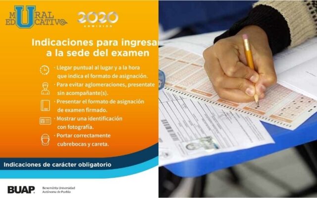Hoy inicia aplicación de examen de admisión a la BUAP