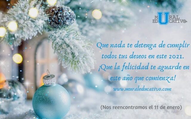 Que este año 2021 este lleno de salud y esperanza