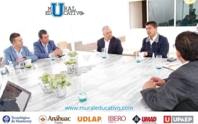 Acuerdan Universidades y alcalde Electo de Puebla, Eduardo Rivera establecer mesas de diálogo