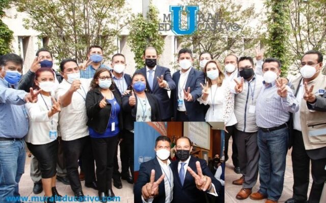 Se reúne Eduardo Rivera con sus homólogos electos y el dirigente nacional del PAN, Marko Cortés