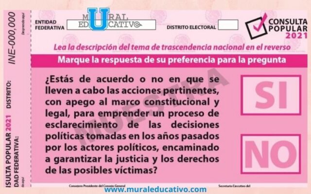 El 61 por ciento de los mexicanos dicen estar enterados de que se realizará la Consultar Popular