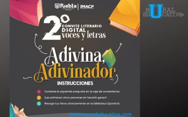 IMACP realiza la segunda emisión del “Convite literario: Voces y letras”