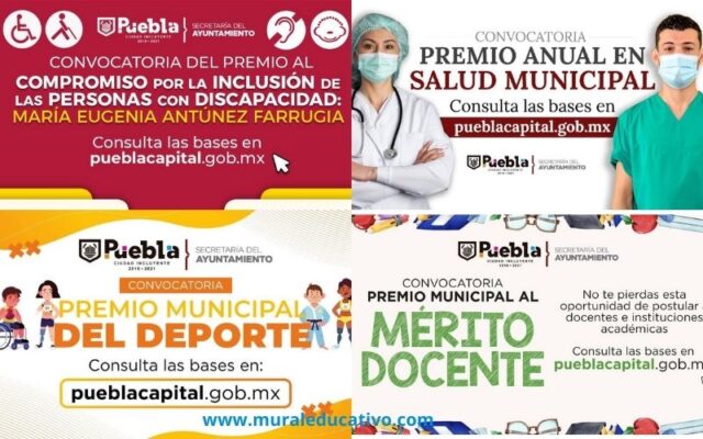 Invita Ayuntamiento de Puebla a participar en premios municipales para trayectorias destacables