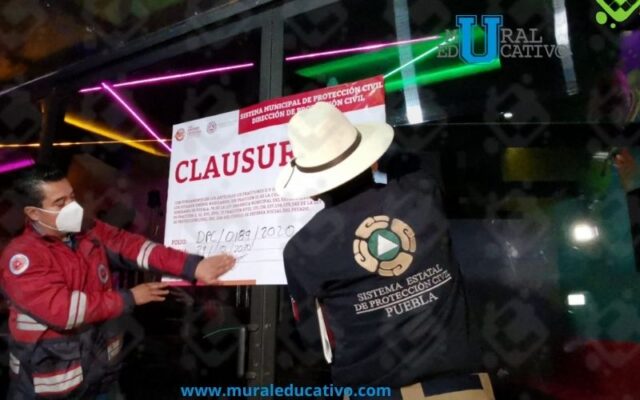 Clausura Protección Civil y Gestión Integral de Riesgo 6 establecimientos por incumplir decreto estatal