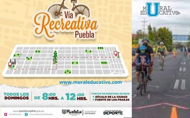 Instituto Municipal del Deporte te invita a la Vía Recreativa Puebla