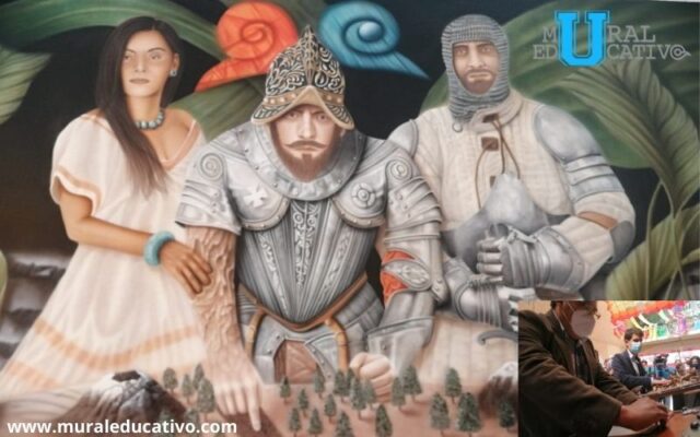 “A 500 años del paso de Cortés por Puebla”. Primer Mural Incluyente en San Martín Texmelucan, Puebla