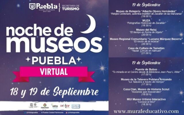 Con éxito, Turismo Municipal realiza la Noche de Museos Virtual septiembre 2021