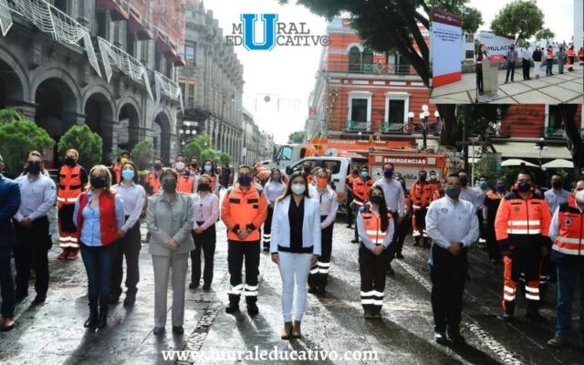 Ayuntamiento de Puebla se suma al Simulacro Nacional 2021 en La Margarita