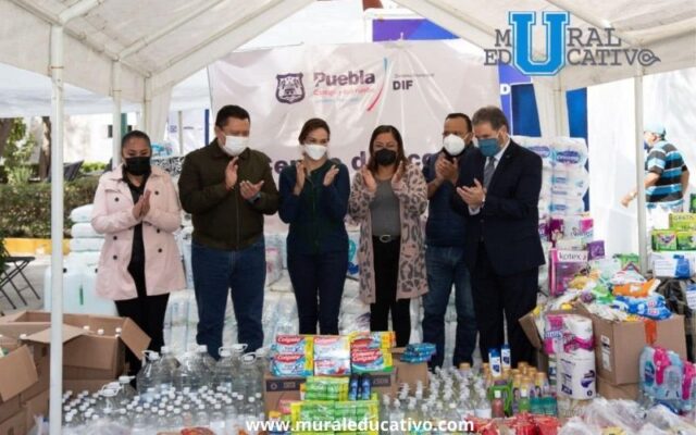 SUETHAPIPOPD Realiza donación a las familias afectadas de San Pablo Xochimehuacán a través del SMDIF