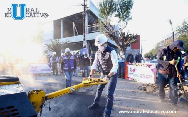 Hasta 173 mil baches se taparán en la capital poblana con el programa de Bacheo “Contigo y Con Rumbo”