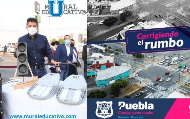 Eduardo Rivera Pérez Inicia Modernización De Semáforos Y Luminarias En Puebla Capital