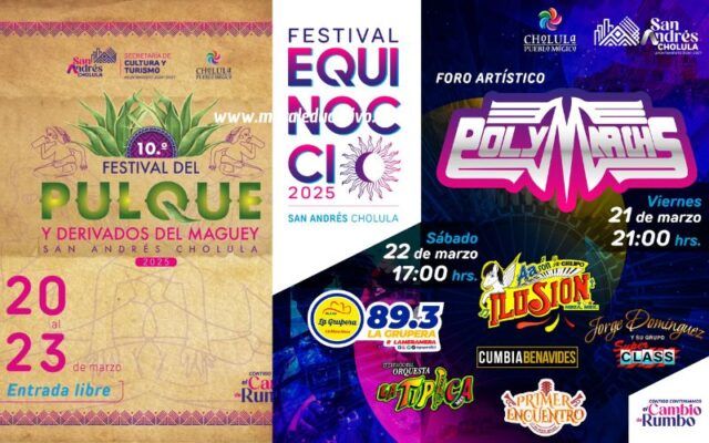 Equinoccio 2025: Artesanías, gastronomía, Festival del Pulque y más música en San Andrés Cholula