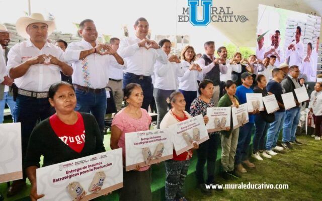 Entrega Gobierno de Puebla 20 MDP del Programa de Obra Comunitaria para seis municipios y de Transformación del Campo para siete municipios