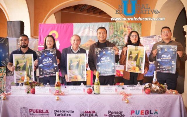 Huejotzingo brilla con la Villa Navideña y su Feria de la Sidra 2025