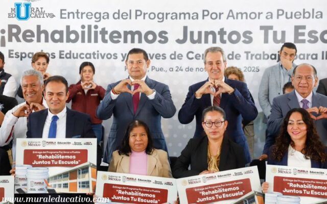 Gobierno de Puebla brinda bienestar y seguridad con dignificación de 107 planteles educativos