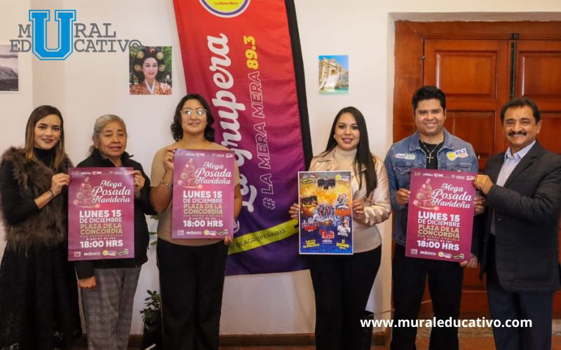 Tonantzin Fernández presentó la Mega Posada Navideña de San Pedro Cholula