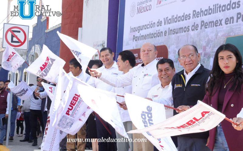 Puebla Es Premiado Por Pemex Y Superará Meta Para Dignificar Más De 5 Mil Vialidades