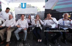 Encabezan secretario Mario Delgado y gobernador de Puebla, Alejandro Armenta, entrega de mobiliario y equipo escolar a 100 planteles de Educación Básica