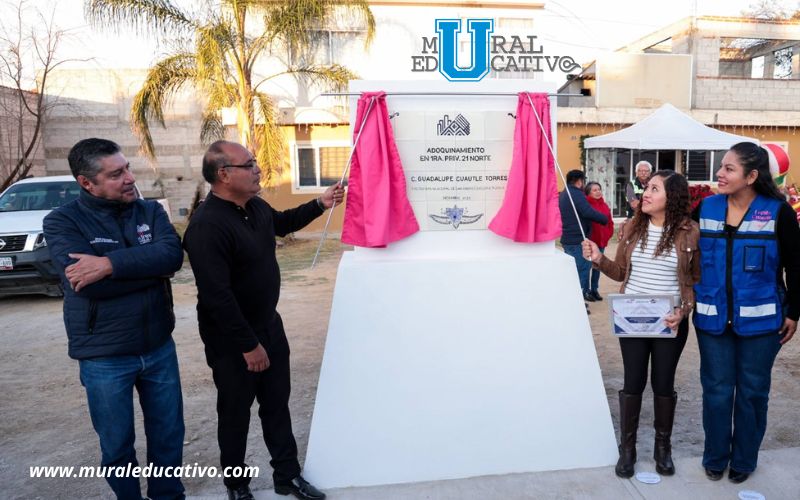 Refuerza Lupita Cuautle el desarrollo urbano con entrega de más obras