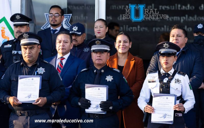 Reconoce Lupita Cuautle a Policía Municipal por su labor