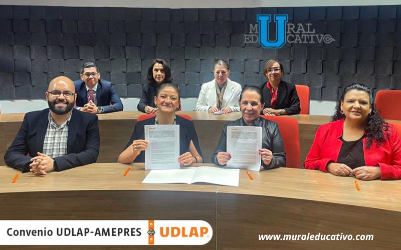 La UDLAP y la AMEPRES firmaron convenio de colaboración académica y profesional