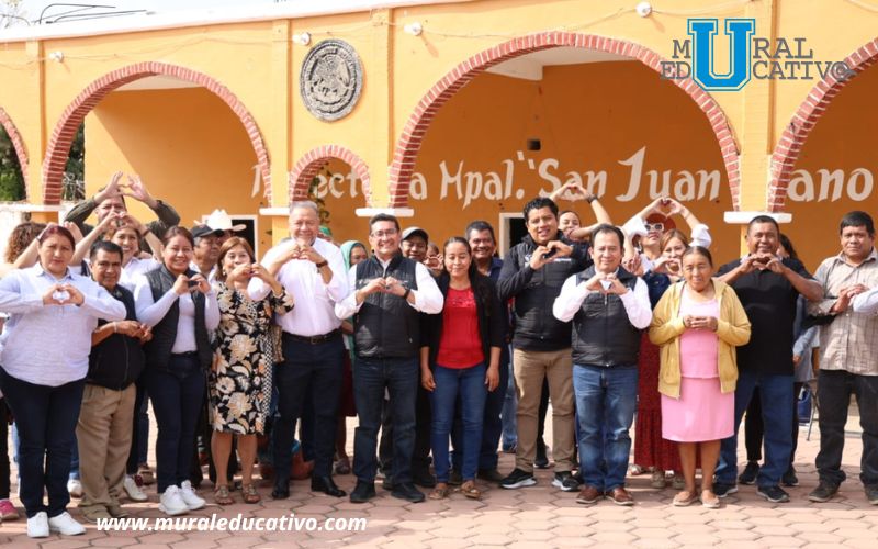 Pavel Gaspar, Acudió A San Pedro Yeloixtlahuaca Para Corroborar Avances De Obra Comunitaria, Que Impulsa El Gobernador Del Estado