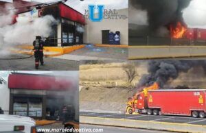 Incendian camiones y bloquean autopistas en Puebla; refuerzan seguridad en la capital