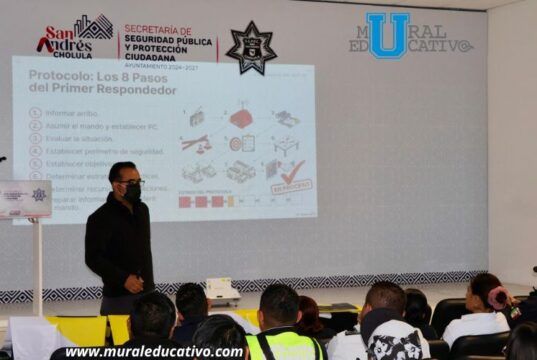 Lupita Cuautle clausura curso estratégico en atención de emergencias