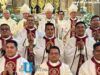 Monseñor, Víctor Sánchez Espinosa, ordeno a ocho nuevos sacerdotes para la Arquidiócesis Angelopolitana