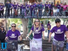 Arranca Mes de la Mujer con rodada en la capital poblana