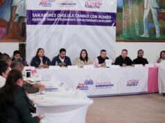 Lupita Cuautle da seguimiento a agenda comunitaria con autoridades auxiliares