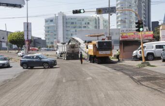 Gobierno de Puebla intensifica rehabilitación en 24 Sur y Bulevar Niño Poblano