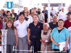 Entrega Lupita Cuautle apoyos funcionales que mejoran la vida de las personas con discapacidad