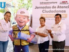 Impulsa Gobierno del Estado obra pública en región de Atlixco