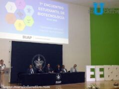 Inaugura la rectora de la BUAP, el Primer Encuentro Estudiantil de Biotecnología.