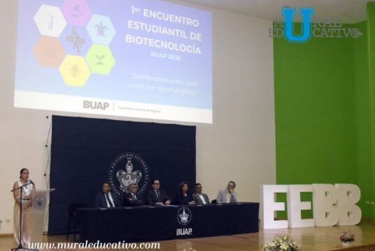 Inaugura la rectora de la BUAP, el Primer Encuentro Estudiantil de Biotecnología.